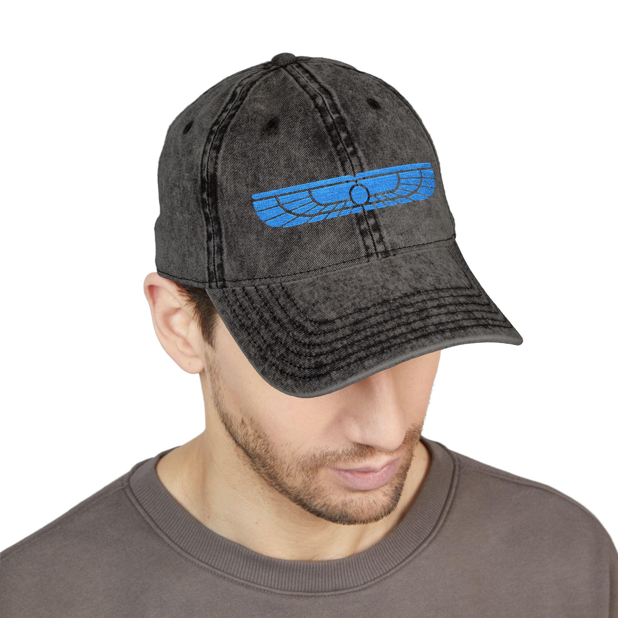 Alien Nostromo Weyland-yutani Logo Wings Cap | Vintage Retro Sci-fi ...