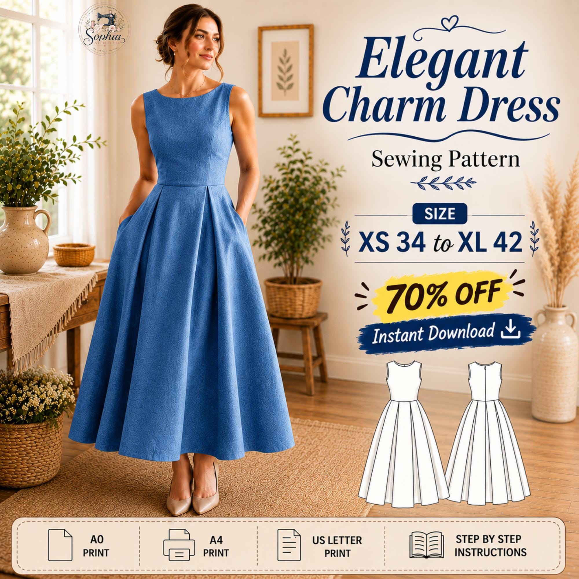 semi formal dress sewing patterns Pattern RODEO READY