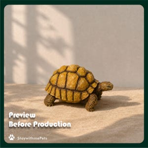 Anpassad exotisk husdjursfigur från foto, personlig reptilfågelkaninstaty, unik husdjursminnesgåva