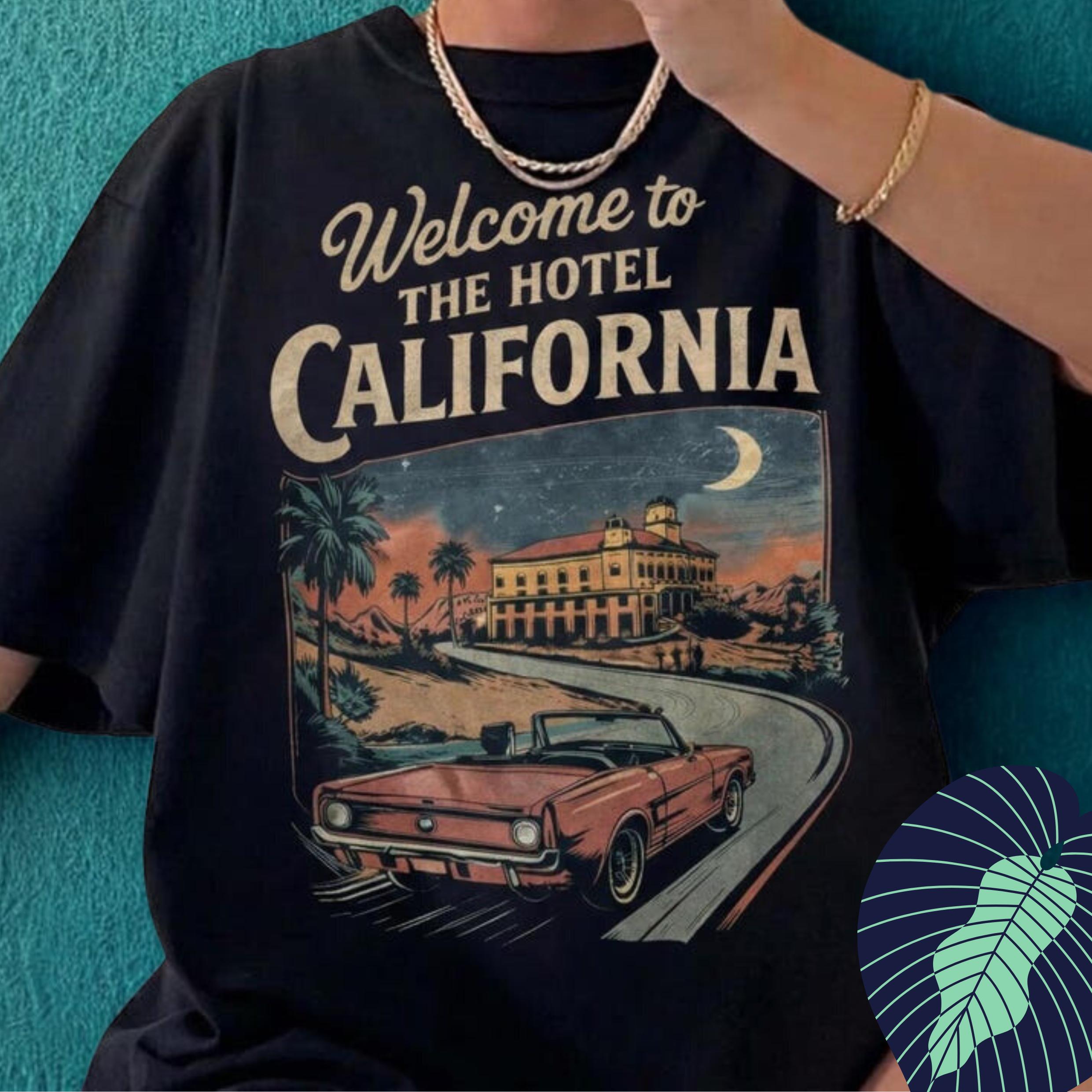 The Eagles Hotel California Tee - Etsy