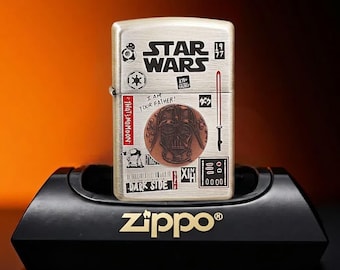 Encendedor Zippo de estilo vintage, coleccionable, diseño artístico en metal grabado, regalo para él, regalo de cumpleaños, accesorios, regalo de aniversario, regalo del Día del Padre