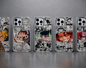 Funda para iPhone con diseño de Luffy Zoro y póster de "Se busca" de anime. Funda protectora para teléfono.