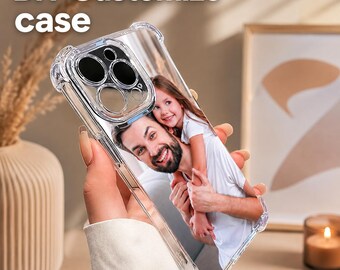 Custom Photo Phone Case Cover For iPhone 17, 17 Air, 17 Pro Max, 16, Personalized Image Anti Shock Case Silicon Back Cover