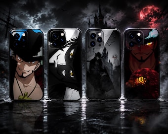 Funda protectora para iPhone con diseño de Dracule Mihawk