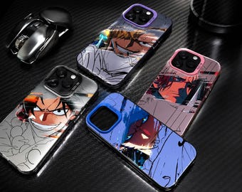 Funda para iPhone de anime de moda con diseño de Luffy y Zoro. Funda protectora para teléfono.