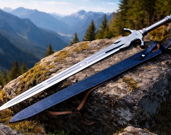 Réplica de la espada maestra Dark Soul hecha a mano, espada de fantasía, el mejor regalo de cumpleaños y aniversario, espada de anime, regalo de Navidad para él.