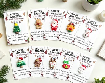 Christmas Pocket Hug Card ,Festive Pocket Hug Token, Christmas Gift for Friend, Cute Holiday Pocket Hug, Stocking Stuffer