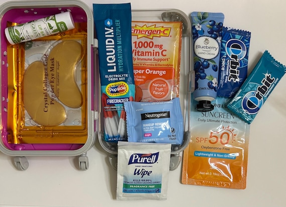 Mini Suitcase Travel Essentials Kit | Vacation, Girls Trip Must Haves | Client Appreciation Gift