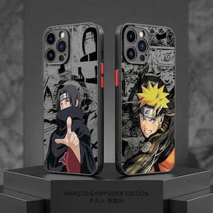 iPhone-hoesje Anime Ninja, manga-paneelstijl, schokbestendige Warrior-cover