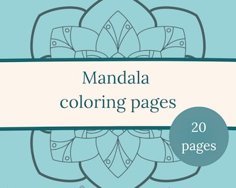 Soulful Mandala Ausmalbilder