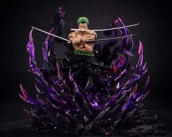One Piece Zoro Enma Rage Figure PVC Anime Statue Collectible Model Gift