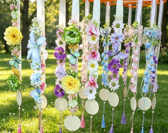 Estola floral hecha a mano para graduación, collar floral de graduación con etiqueta, Clase de 2026, banda de graduación, accesorio para fotos de graduación, regalos de graduación