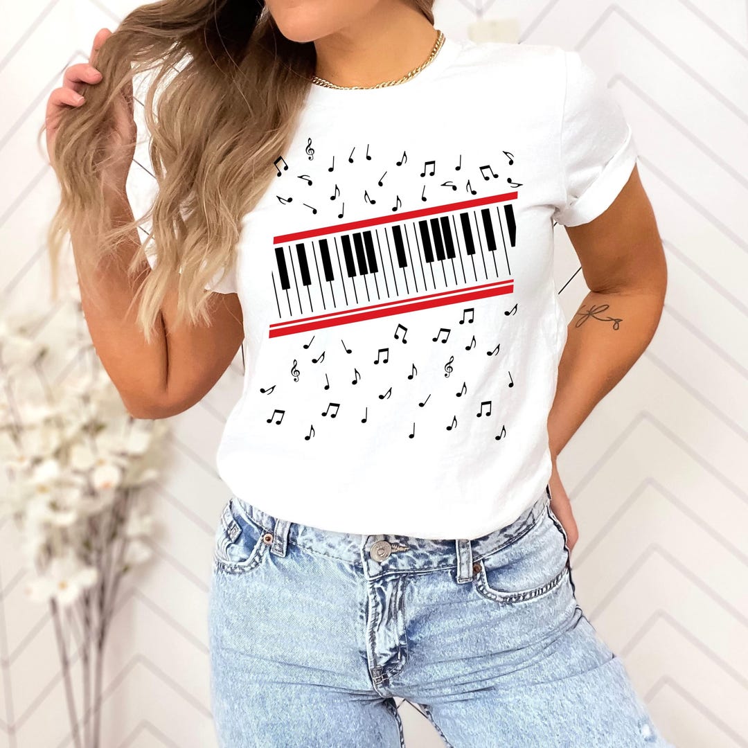 Beat It Keyboard Red Piano Shirt Vintage Style , King of Pop Music Tee, Michael Fan Gift