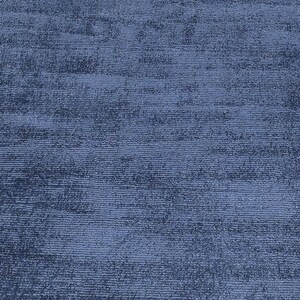 Blue Modern Area Rug, Handloom Tencel Silk Carpet, Tip Sheared Abstract Rug, Luxury Soft Minimalist Rug, Contemporary Home Decor image 2