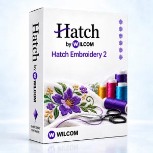 Software de digitalización de bordados Hatch 2 / Licencia de por vida - Descarga instantánea