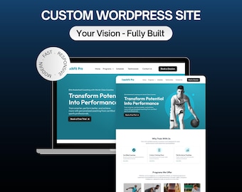 Custom WordPress Website Design & Development | WooCommerce Ecommerce | Elementor | SEO Optimized | Responsive