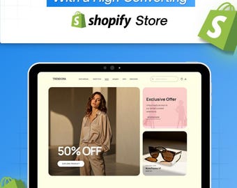Shopify Clothing Store Design Fashion Website Shopilly Store Einrichtung E-Kommerz Website Design