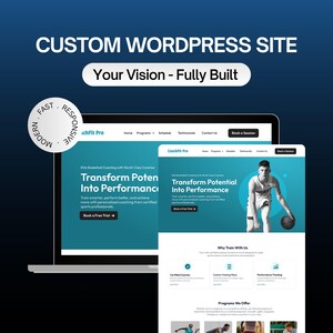 Custom WordPress Website Design & Development | WooCommerce Ecommerce | Elementor | SEO Optimized | Responsive