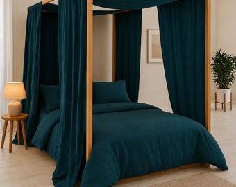 Baldachin Panel. Kundenspezifische Montessori Bettvorhänge in verschiedenen Farben. Baldachin Vorhang Schal. Himmelbett Vorhänge. Boho Dekor