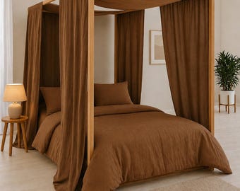 Conker Tüll BALDACHIN Panel. Kundenspezifische Montessori Bettvorhänge in verschiedenen Farben. Baldachin Vorhang Schal. Himmelbett Vorhänge. Boho Dekor