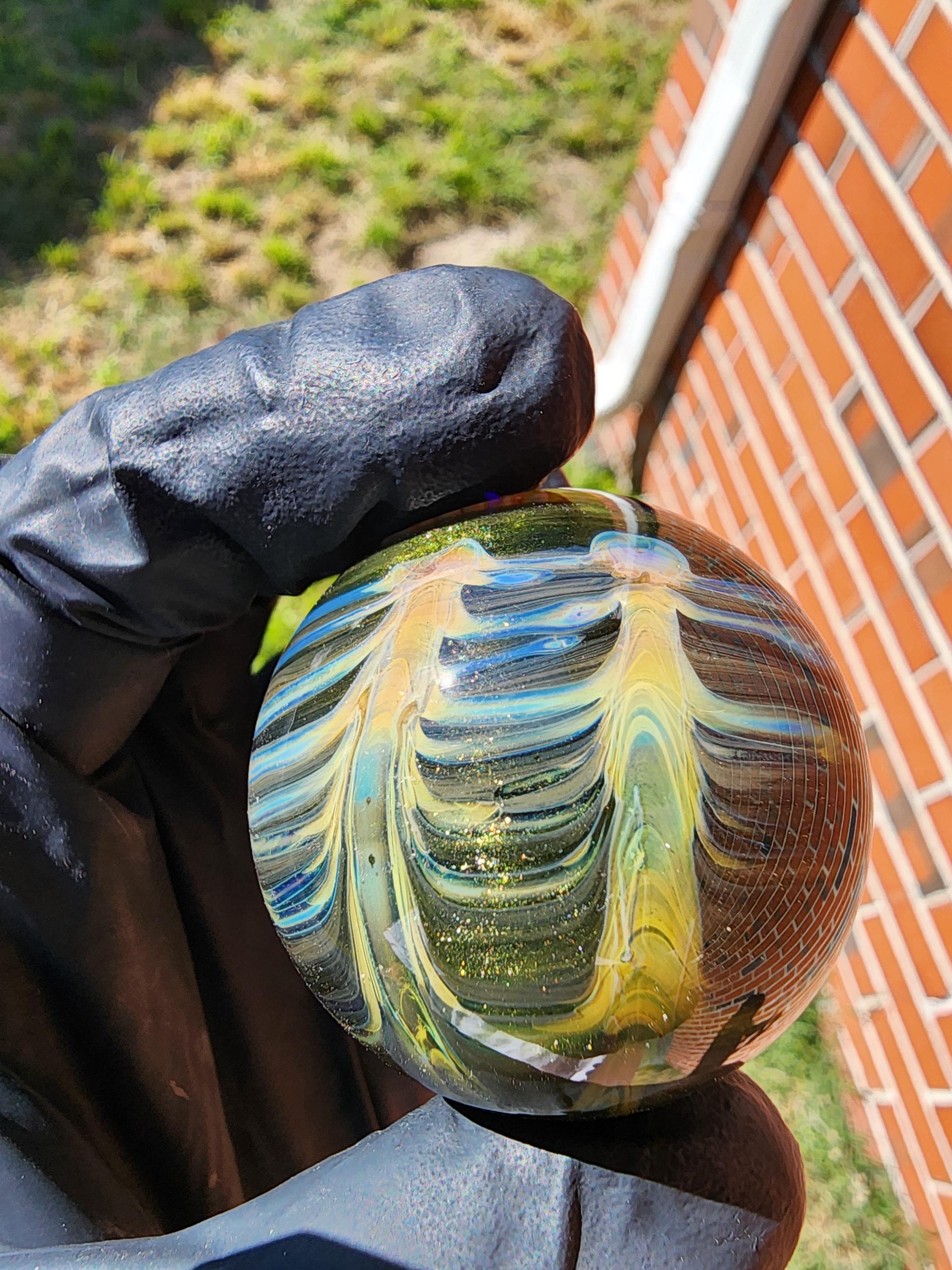 UV Implosion Vortex Boro Marble - Etsy