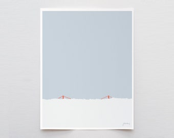 Golden Gate Bridge in Fog Art Print - Signed and Printed by Jorey Hurley - Unframed or Framed - 120930