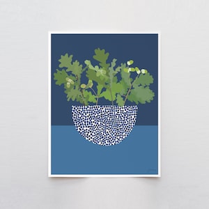 Valley Oak Branches Art Print - Signed and Printed by Jorey Hurley - Unframed or Framed - 201211
