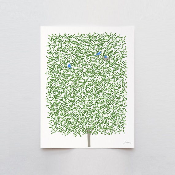 Summer Maple Art Print - Signed and Printed by Jorey Hurley - UnFramed or Framed - 240707