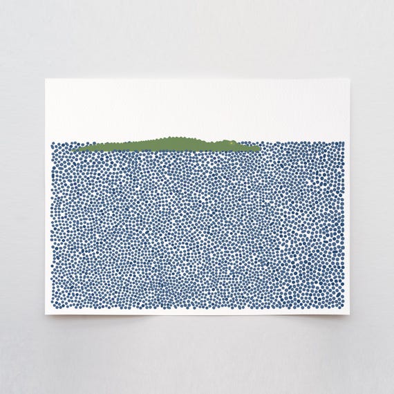 Gliding Crocodile Art Print - Signed and Printed by Jorey Hurley - Unframed or Framed - 250212