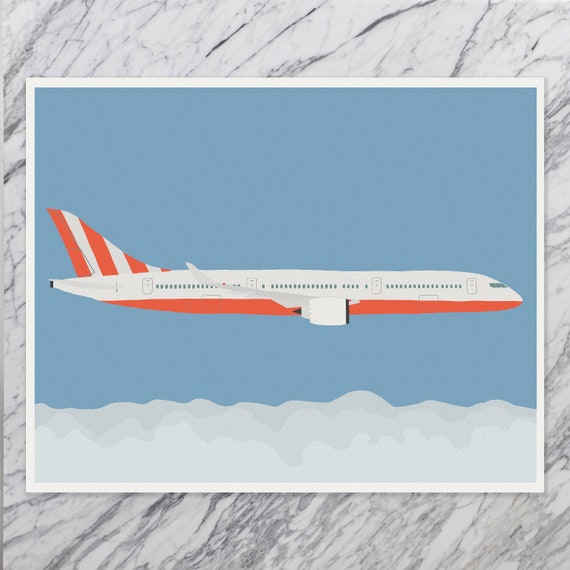 Flying over the Clouds Art Print - Signed and Printed by Jorey Hurley - Unframed or Framed - 160125