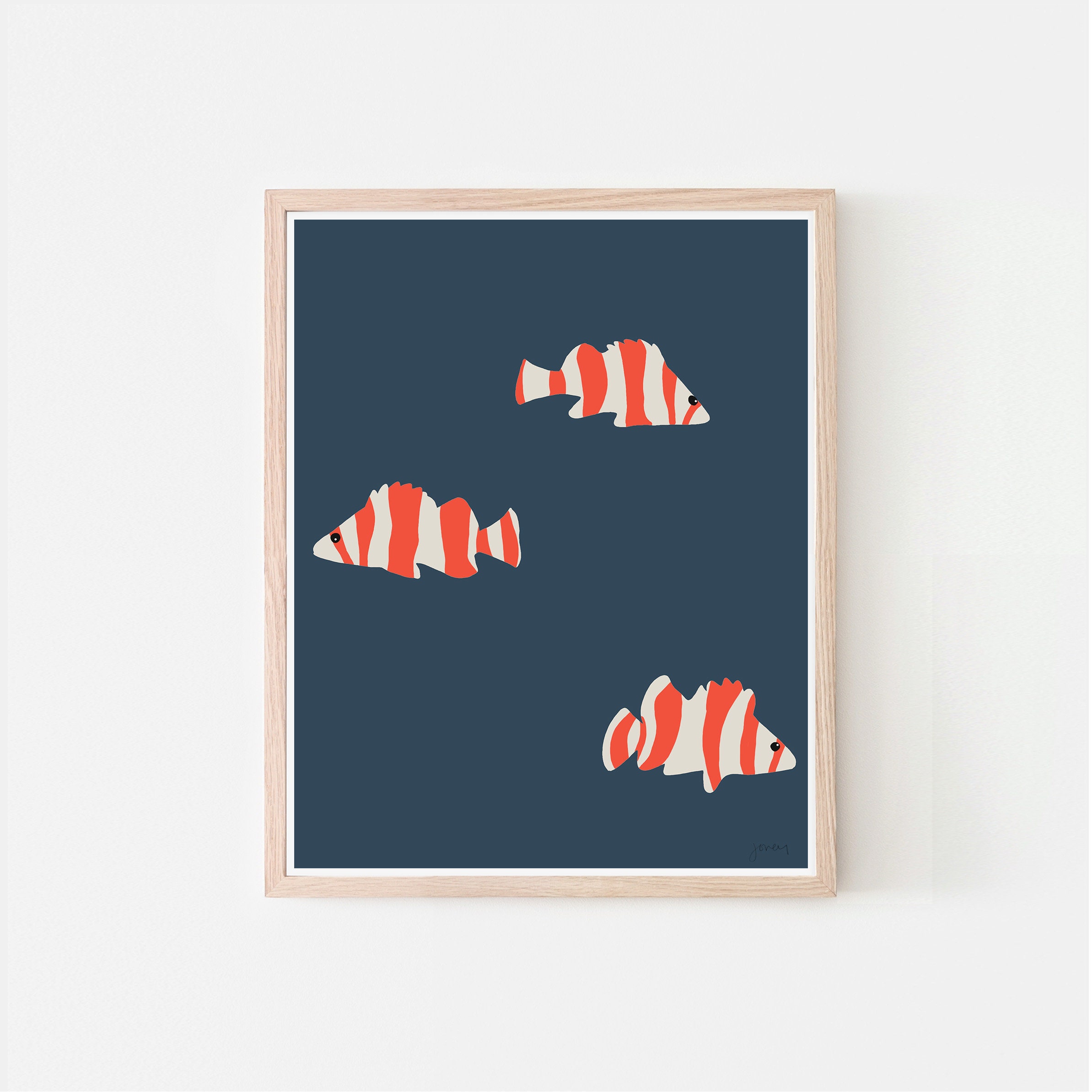 Redbanded Rockfish Art Print Signed and Printed by the Artist
