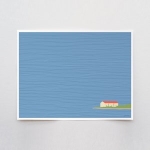 Crissy Field Warming Hut Art Print - Signed and Printed by the Artist - Framed or Unframed - San Francisco Wall Art -150331