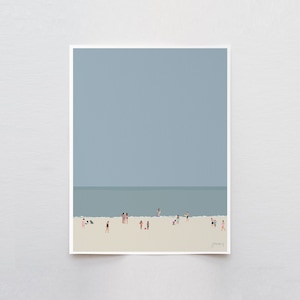 Afternoon on the Beach Art Print - Signed and Printed by Jorey Hurley - Unframed or Framed - 230716