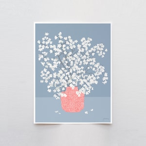 Dogwood Flower Art Print - Signed and Printed by Jorey Hurley - Unframed or Framed - 200330