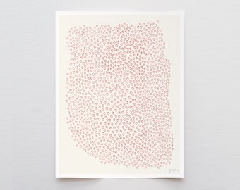 Many Red Hearts Art Print - Signed and Printed by Jorey Hurley - Unframed or Framed - 141013