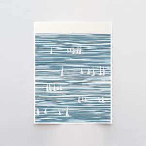 Cuadro de veleros firmado por Jorey Hurley.