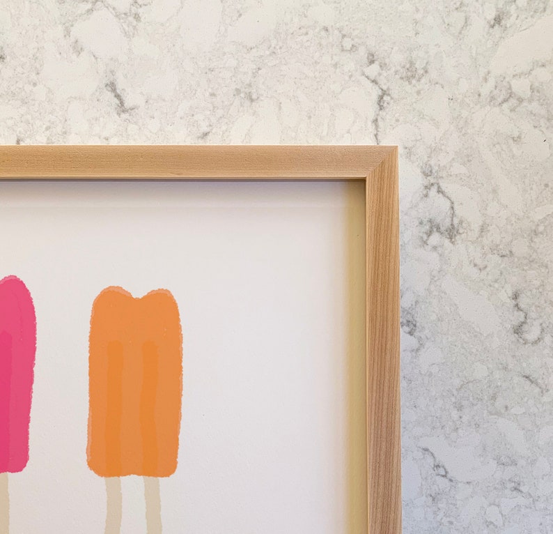 Fruit Popsicles Art Print Signed and Printed by Jorey Hurley Unframed or Framed 110930 image 8