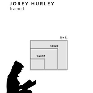Yellow Striped, umbrella wall art, signed beach print by Jorey Hurley image 9