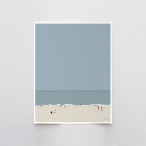 Another Beach Afternoon Art Print - Signed and Printed by Jorey Hurley - Unframed or Framed - 230723