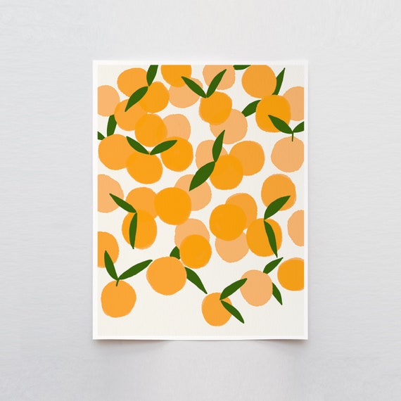 Clementines Oranges Art Print - Signed and Printed by Jorey Hurley - Unframed or Framed - 111222