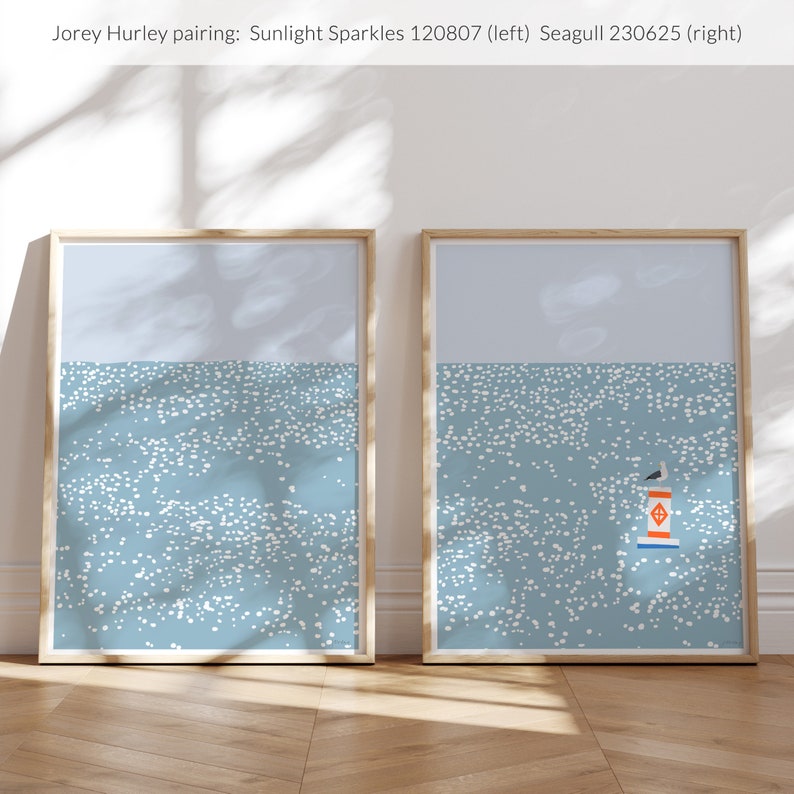 Sunlight Sparkles on Water Art Print Signed and Printed by Jorey Hurley Unframed or Framed 120807 image 10