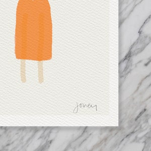 Fruit Popsicles Art Print Signed and Printed by Jorey Hurley Unframed or Framed 110930 image 4