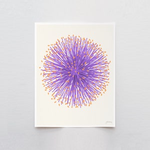 Sunshine Mimosa Flower Art Print - Signed and Printed by Jorey Hurley - Unframed or Framed - 110705