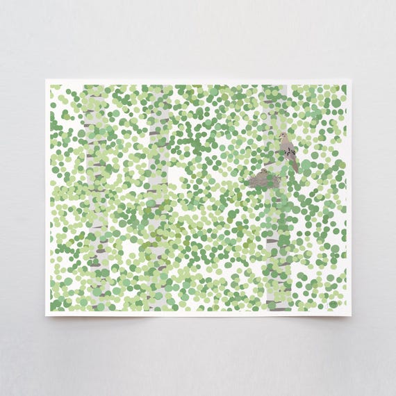 Mourning Doves Art Print - Signed and Printed by Jorey Hurley - Unframed or Framed - 220313