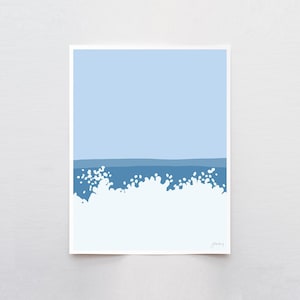 Waves Breaking Art Print - Signed by Jorey Hurley - Coastal Wall Art - 130507
