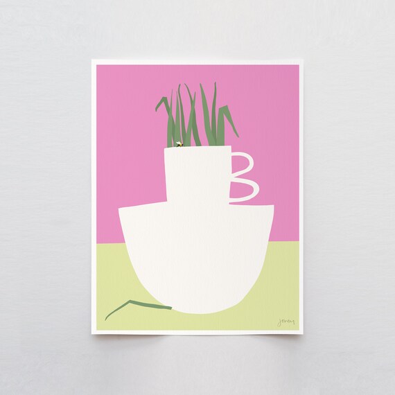 Sedge Grass Still Life Art Print - Signed and Printed by the Artist - Unframed or Framed - 201019