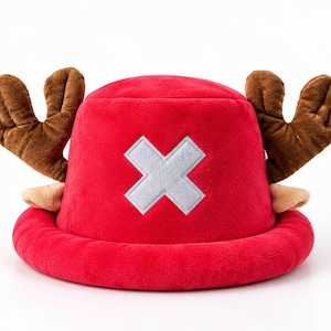 Gorro unisex de disfraz de Tony Chopper para cosplay, gorra de dibujos animados