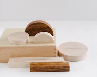 MEGA Timber Photo Stand Set // Wooden Picture // Card Display // Desk Decor