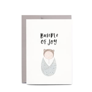 Bundle of Joy New Baby BABY SHOWER Greeting Card