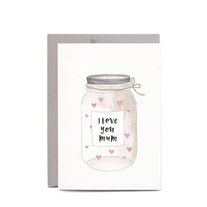 Mother&#39;s Day Card JAR FULL of LOVE